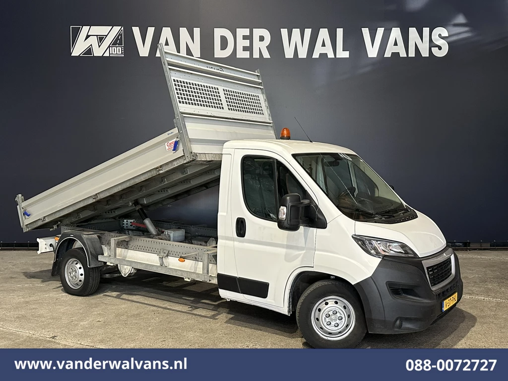 Peugeot Boxer 2.2 BlueHDi 140pk Kipper Open Laadbak Euro6 Bijrijdersbank