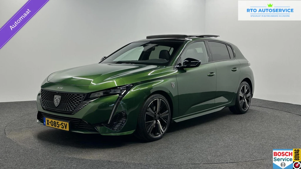 Peugeot 308 1.5 BlueHDi Allure Pack Business LEER PANO CAMERA ECC CRUISE CARPLAY NAVI.