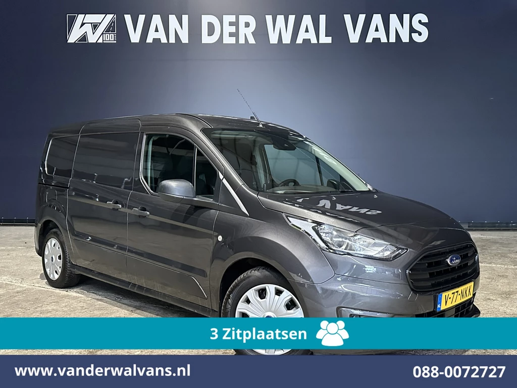 Ford Transit Connect 1.5 EcoBlue 100pk L2H1 Euro6 Airco | 3-Zits | Camera | Navigatie | Verwarmde voorruit