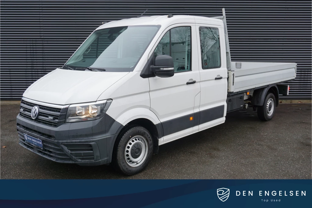 Volkswagen Crafter Open Laadbak 177pk Automaat Dubbele cabine Apple Carplay Camera Cruise control Trekhaak